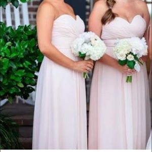 Bill Levkoff blush formal dress